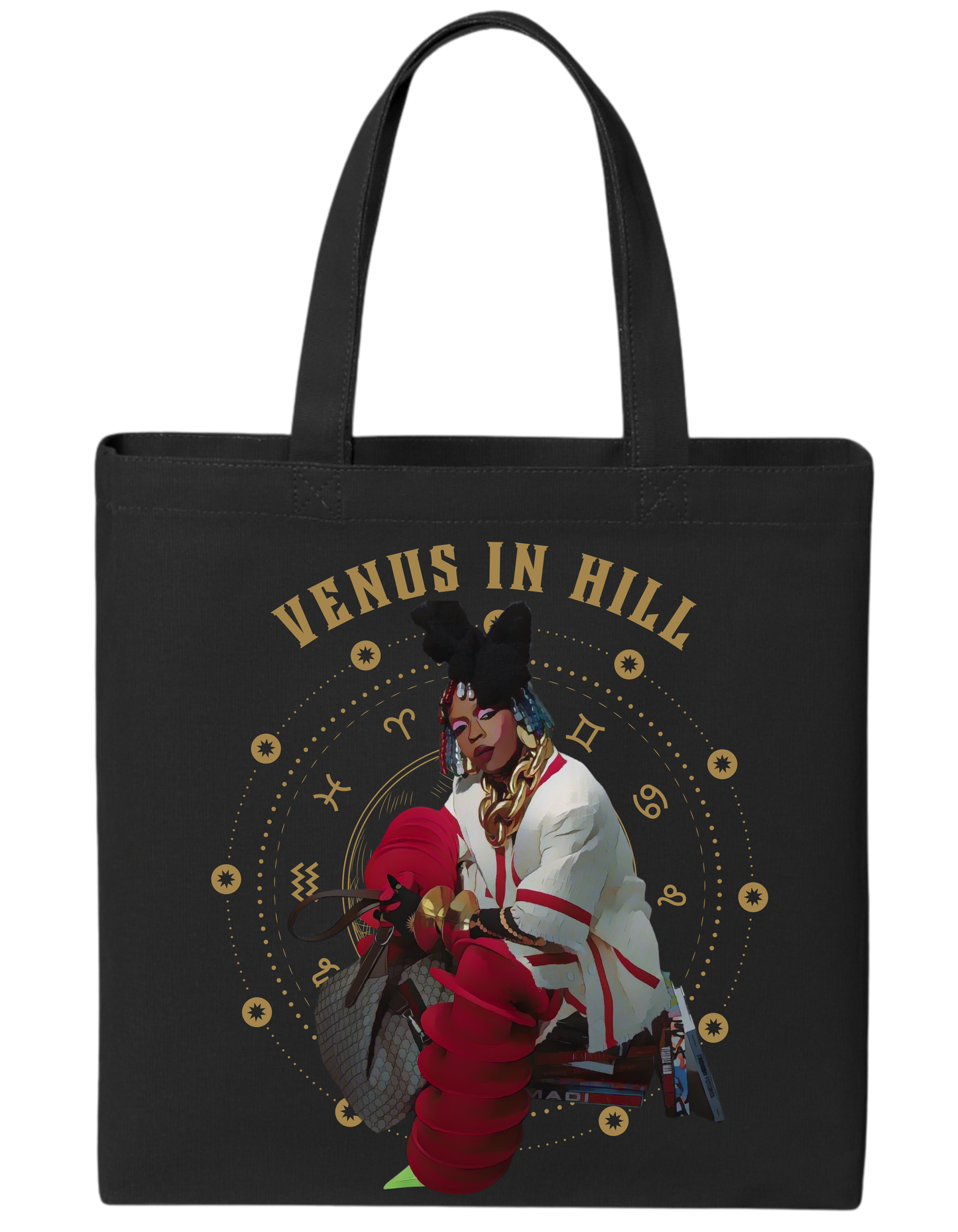 Venus in Lauryn Hill tote bag