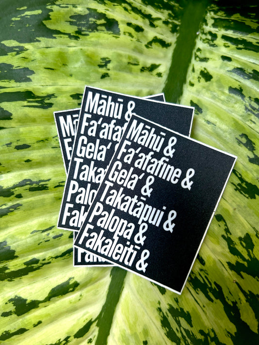 Nuanua Sticker