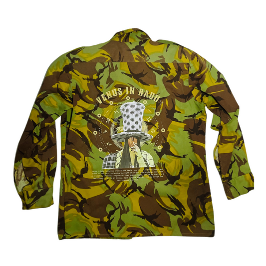 Venus in Erykah Badu camo jacket