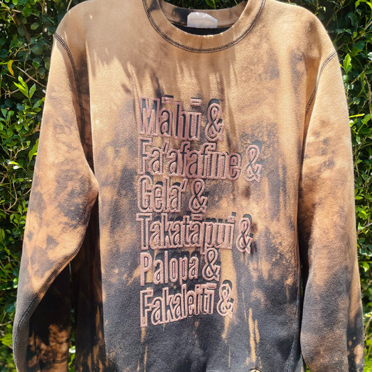 Nuanua Sweater Brown Tie Dye